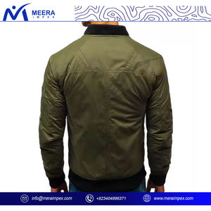 Chaqueta Bomber Personalizada con Cremallera Bordada para Hombre, Estilo Urbano, Resistente al Viento y al Agua, para Clubes e Identidad Corporativa - Product Image 4