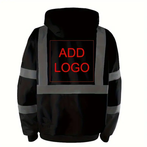 Chaqueta reflectante ligera para hombres y mujeres Ropa de trabajo al aire libre de alta visibilidad - Product Image 4