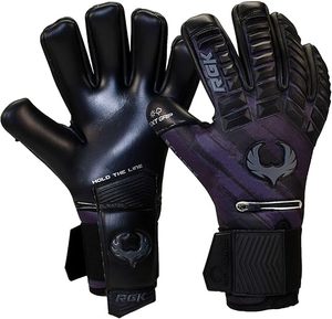 Gants de gardien de but en cuir personnalisables entièrement orange fluo avec poignée en latex haute visibilité matériau caoutchouc SP Branding - Product Image 5