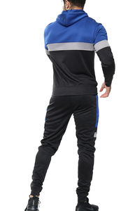 Ensemble de survêtement pour homme tendance, t-shirt et pantalon empilés, polyester, été, taille plus, deux pièces, entraînement personnalisé - Product Image 4