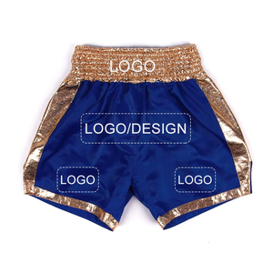 Haute qualité 100% Polyester Polyester hommes Muay Thai Shorts coupe ample sport combat porter Arts martiaux formation Muay Thai Shorts - Product Image 6