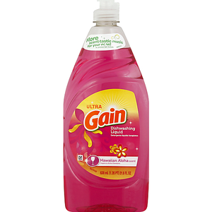 น้ำยาล้างจานเกน อัลตร้า กลิ่นไอส์แลนด์เฟรช สูตรขจัดคราบมันอย่างดี สำหรับครัวเรือน ขนาดใหญ่ - Product Image 1