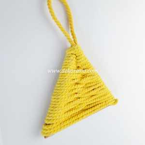 Adorno Colgante Triangular para Árbol de Navidad, Suministros Decorativos para Manualidades, Decoración Festiva - Product Image 4