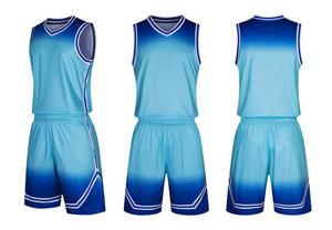ชุดบาสเก็ตบอลชุดเสื้อผ้าไซส์พิเศษระบายอากาศได้ดีออกแบบโลโก้ได้ตามต้องการ - Product Image 3
