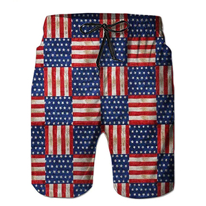 Nouveau style de short de bain décontracté en coton pour hommes de haute qualité à la mode avec motif solide Décoration - Product Image 4