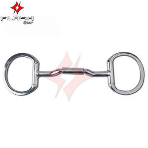 High Quality Korsteel Stainless Steel Gold Eggbutt Snaffle <b>Bit</b> breeches Durable Stainless Steel Western Dutch <b>Gag</b> <b>Bit</b> Premium - Product Image 3