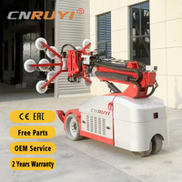 Robot de levage à vide électrique CNRUYI 4,5 m 200 kg-1200 kg compatible verre/métal/plastique, inclinaison à 90°, certifié CE, télécommande