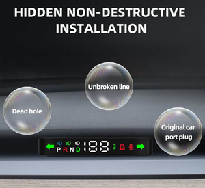 Accessoires numériques Tesla, affichage tête haute sur tableau de bord, <span class=keywords><strong>mini</strong></span> <span class=keywords><strong>HUD</strong></span> pour Tesla Model 3 Model Y 2019-2023 - Product Image 3