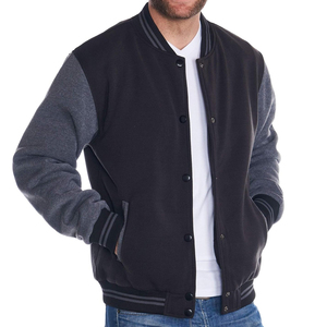 OEM personalizado LOGOTIPO DE LA Universidad de los hombres chaquetas universitarias de invierno largo de béisbol Letterman en blanco personalizado bordado tela Varsity chaqueta - Product Image 2