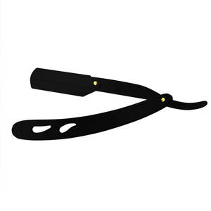 Rasoir droit à lame unique, outil de barbier en acier inoxydable pour le toilettage du visage et du corps, vente en gros - Product Image 3