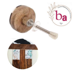 Modern Resin Wood Knobs Pull Handle <b>for</b> Bedroom Kitchen Living Room Quality Export <b>for</b> Wardrobe Drawer <b>Door</b> Cabinet Bone Horn - Product Image 1