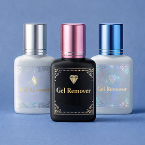 บริการติดโลโก้บนบรรจุภัณฑ์ตามสั่ง น้ำยาล้างกาวติดขนตาแบบมืออาชีพ ขนาด 15 มล. ฉลากขาว อุปกรณ์สำหรับล้างขนตา - Product Image 1