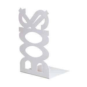 Fermalibro en acier Mod.Books Blanc - Product Image 1