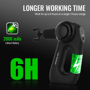 LJ Trend ing Custom LOGO Massage gerät für tiefe Gewebe muskel pistolen Tragbare elektrische Percussion-Massage pistole für heiße und kalte Gesichts körper - Product Image 3