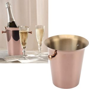 Wholesale 5L Stainless Steel Ice <b>Bucket</b> for Parties Bulk Large Capacity Wine Chiller <b>Bucket</b> with Handle Metal <b>Beer</b> & Wine Cooler - Product Image 3