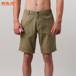 Pantalones cortos deportivos de calle de alta calidad con logotipo personalizado OEM para hombre, pantalones cortos informales de punto de algodón transpirable para entrenamiento, cintura elástica con cordón - Product Image 1