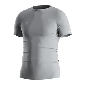 เสื้อคอมเพรสชั่นพรีเมียมสำหรับผู้ชาย ปักลายเทอร์รี่ ผู้ผลิตขายส่ง - Product Image 3