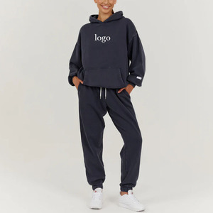 Conjunto de Sudadera con capucha transpirable para hombre, conjunto de dos piezas de punto, proveedor OEM, chándal personalizado, ropa deportiva para correr - Product Image 6