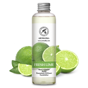 Aromatika Fresh Lime Aroma <b>Diffuser</b> <b>Refill</b> Liquid 200ml Long Lasting Room Fragrance <b>Reed</b> <b>Diffuser</b> Oil - Product Image 1