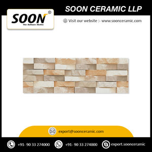 Carreaux de céramique ordinaires de bonne qualité 16x16 pouces les plus vendus pour la chambre à coucher et la cuisine Carreaux de sol vitrifiés au design de bordure - Product Image 2