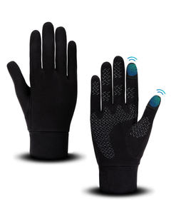 Gants de course d'hiver pour hommes Gants thermiques légers à écran tactile pour le cyclisme Gants de course à pied pour adultes jeunes - Product Image 5