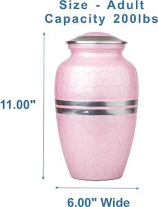 Cremation <b>Urn</b> for Human Ashes Adult Male Female Decorative <b>Urn</b> for Men Women <b>Large</b> Burial <b>Urn</b> for Adult (Adult Upto 250lbs Rose) - Product Image 2