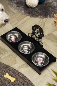 Tazón de acero elevado elegante y elegante para acentos de frutas o decoración - Product Image 2