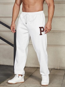 Pantalones de Hombre de Moda, Corte Recto, Casual, Cintura Media, Ajuste Holgado, 100% Algodón, Secado Rápido, Acabado Lavado - Product Image 4