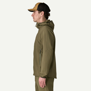 Veste coupe-vent légère, veste softshell à capuche pour l'extérieur, résistante à l'eau, vêtements de sport décontractés - Product Image 5