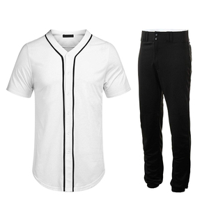 Uniforme de baseball personnalisé pour adultes unisexe, logo d'équipe, 100% polyester, respirant, séchage rapide, vêtements de sport - Product Image 4