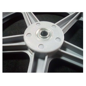 14 X 1.75 Lawn Mower Yard Cart Dolly Spoked <b>Plastic</b> <b>Wheel</b> Load Capacity 150 Lbs - Product Image 2