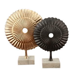 Sculpture décorative en métal de luxe pièce d'art moderne bureau à domicile artisanat en métal de haute qualité Durable à la main mariage vivant - Product Image 4