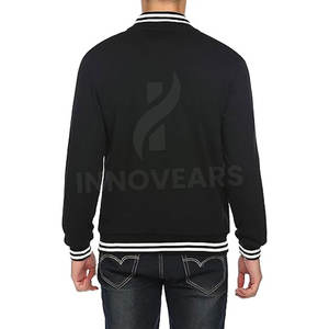 Blouson universitaire d'hiver pour homme, tendance, avec logo personnalisé et tissu polaire, faible MOQ - Product Image 2