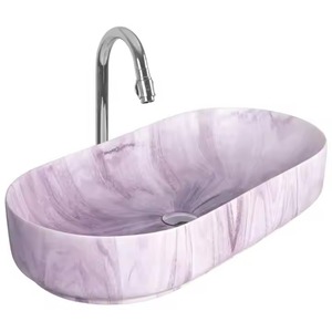 Meilleure vente d'articles sanitaires de salle de bain en céramique de qualité à l'exportation-Lavabo en verre de table à usage domestique et hôtelier, d'origine indienne - Product Image 4