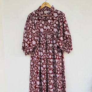 Designer moderne été printemps robe Maxi nouvelle Collection coton naturel tissu dentelle décoration pour la plage portant des fêtes d'anniversaire - Product Image 1