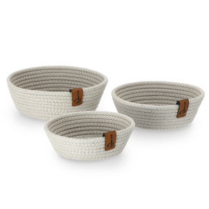 Ensemble de 3 assiettes en tissu écologiques, ensemble de plats pour servir des collations, des amuse-gueules, vaisselle, emballé, Asude Plastik pour la maison, la cuisine - Product Image 1