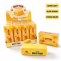 Jouet anti-stress souple et réaliste en TPR, effet beurre croustillant, à remontée lente, pour enfants et adultes