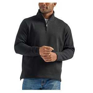 Sweat-shirt à capuche pour homme, motif uni, hiver, tissu en molleton français anti-froissement, polyester/coton, fermeture éclair, doublure, taille XL - Product Image 5