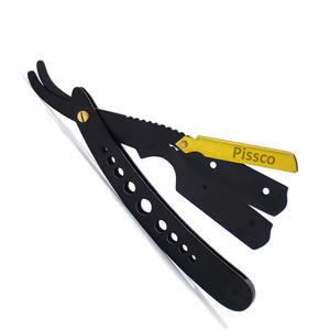 Lame de rasoir de barbier à bord droit fabriquée par Pissco Pakistan - Product Image 2