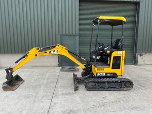 Miniexcavadora JCB de 1,8 toneladas, miniexcavadora usada, excavadora sobre orugas con accesorio de cubo, peso operativo, núcleo de bomba de motor - Product Image 4
