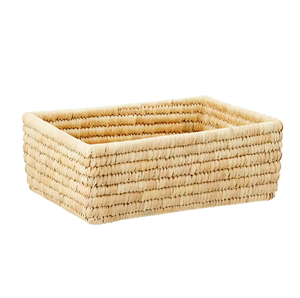 Cesta de almacenamiento de hoja de fecha ecológica natural de marca personalizada por el fabricante de Bangladesh más vendidos hechos a mano naturales - Product Image 4