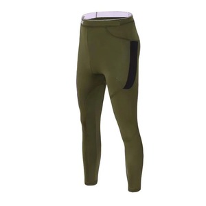 Ensemble de vêtements de sport pour homme, doublé en polaire à séchage rapide, pour le cyclisme en plein air, sous-vêtements thermiques, absorbant la transpiration, compression - Product Image 5