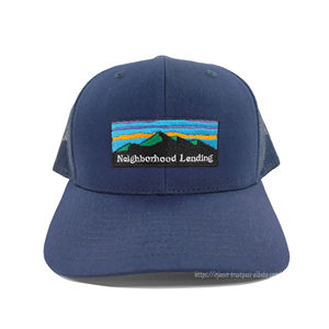 Gorras deportivas de diseño personalizado de alta calidad al por mayor, gorras de camionero con logotipo bordado, gorra de camionero de malla de algodón para exteriores, 6 paneles a la moda - Product Image 1