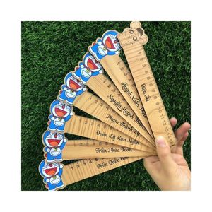 RÈGLE EN BAMBOU EN BOIS ÉCOLOGIQUE POUR LES ENFANTS RÈGLE DURABLE SOUTENANT L'ÉTUDE PRIX BON MARCHÉ RÈGLE EN GROS BONNE QUALITÉ - Product Image 4