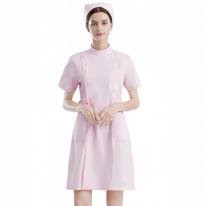 Nouveauté, blouses médicales pour femmes de haute qualité, design de logo personnalisé, coton, couleur personnalisée pour la pharmacie médicale - Product Image 3