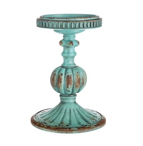 Juego de 3 portavelas con acabado de lavado blanco para decoración del hogar, soporte cónico usado para bodas y hoteles - Product Image 2