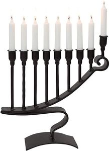 Bougeoir en métal Menorah Excellente qualité Bougeoir design décoratif fait main Meilleure vente Bougeoir fantaisie décoratif - Product Image 2