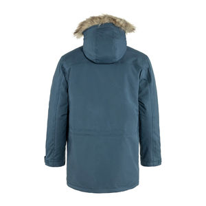 Parka d'hiver à capuche pour hommes parka coupe-vent respirant intelligent décontracté couleur personnalisée tissu de toile - Product Image 2