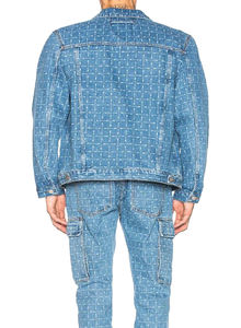 Veste en jean pour homme personnalisée, col montant, vente en gros à bas prix, vestes délavées, mode masculine, vêtements d'extérieur d'automne, stock important disponible - Product Image 2