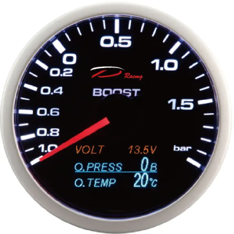 60mm DEPO Racing Volt Gauge Universal Analog Auto Fahrzeug